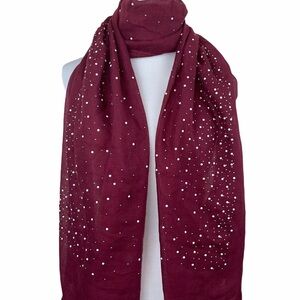 Lulla Collection Bindya Pearl Embellished Scarf